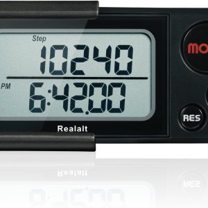 3DTriSport Walking Pedometer with Clip & Strap, Step Counter.